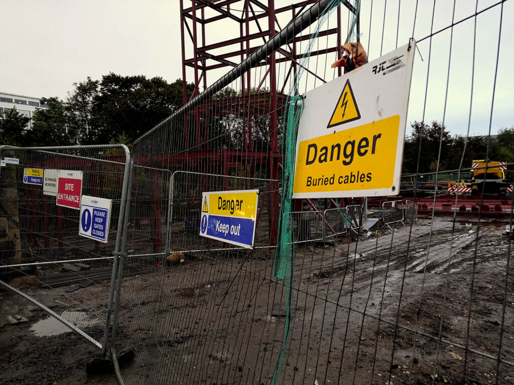 construction site danger warnings hazards compensation solicitors Sheffield